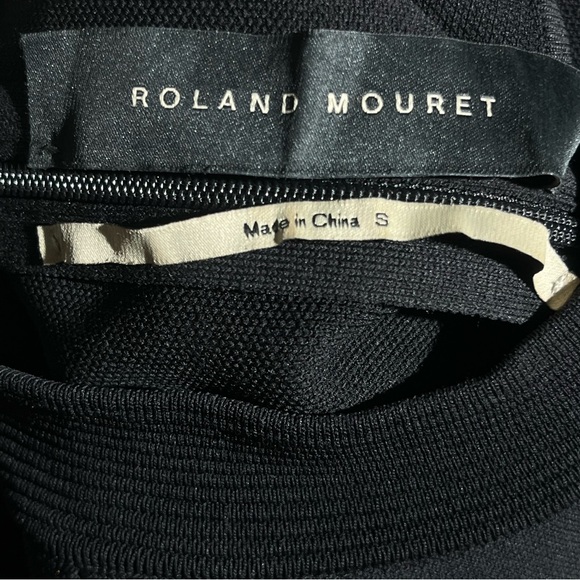 Roland Mouret Black Halterneck Sleeveless Top - Picture 4 of 6